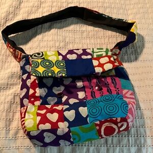Colorful Handmade Patchwork Shoulder Bag